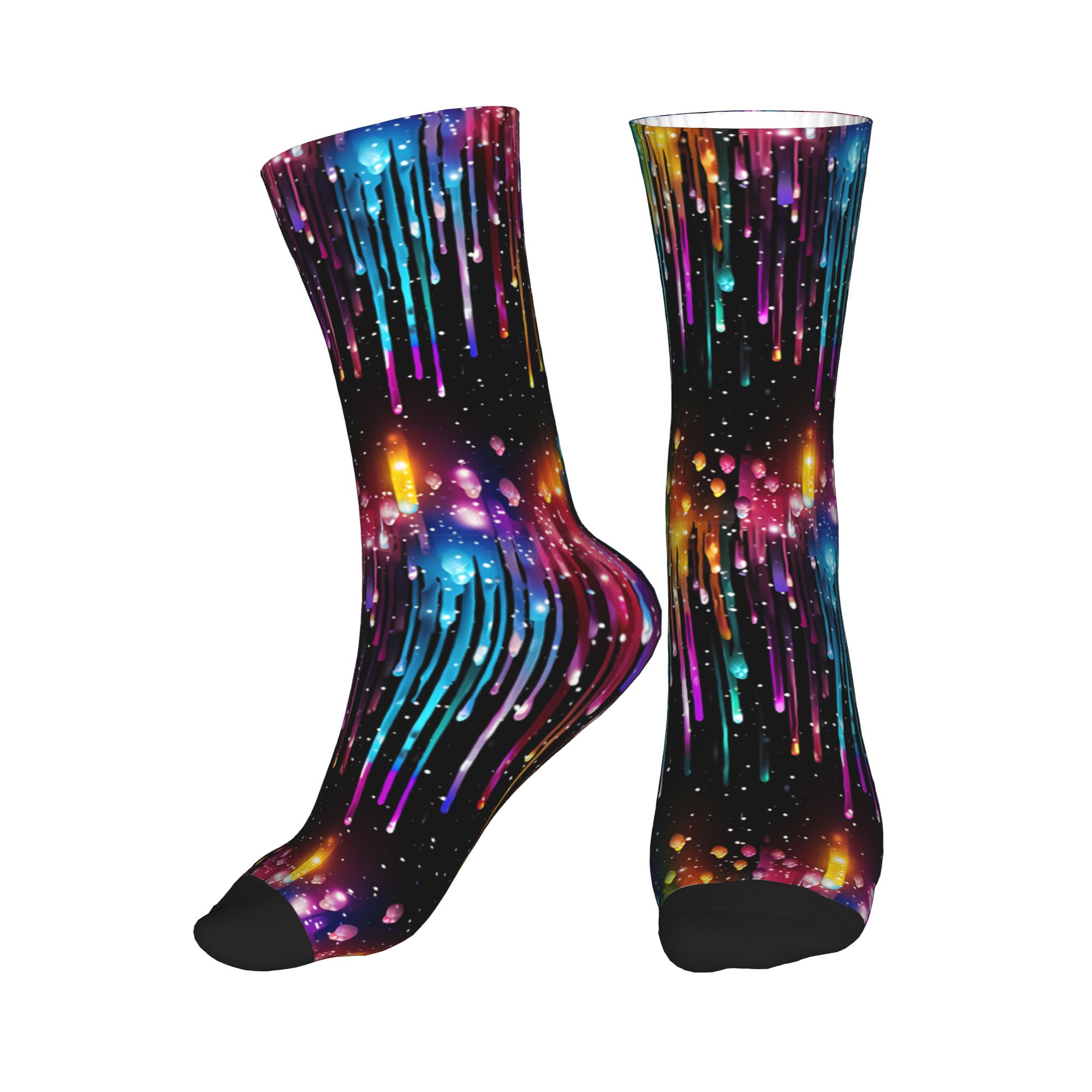 3D Printing Liquid - Calcetines de vestir con estampado de