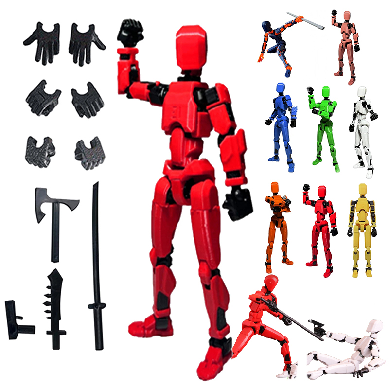 3D Printing Action Figure - 1 Uds. Figura de 13 articulaciones