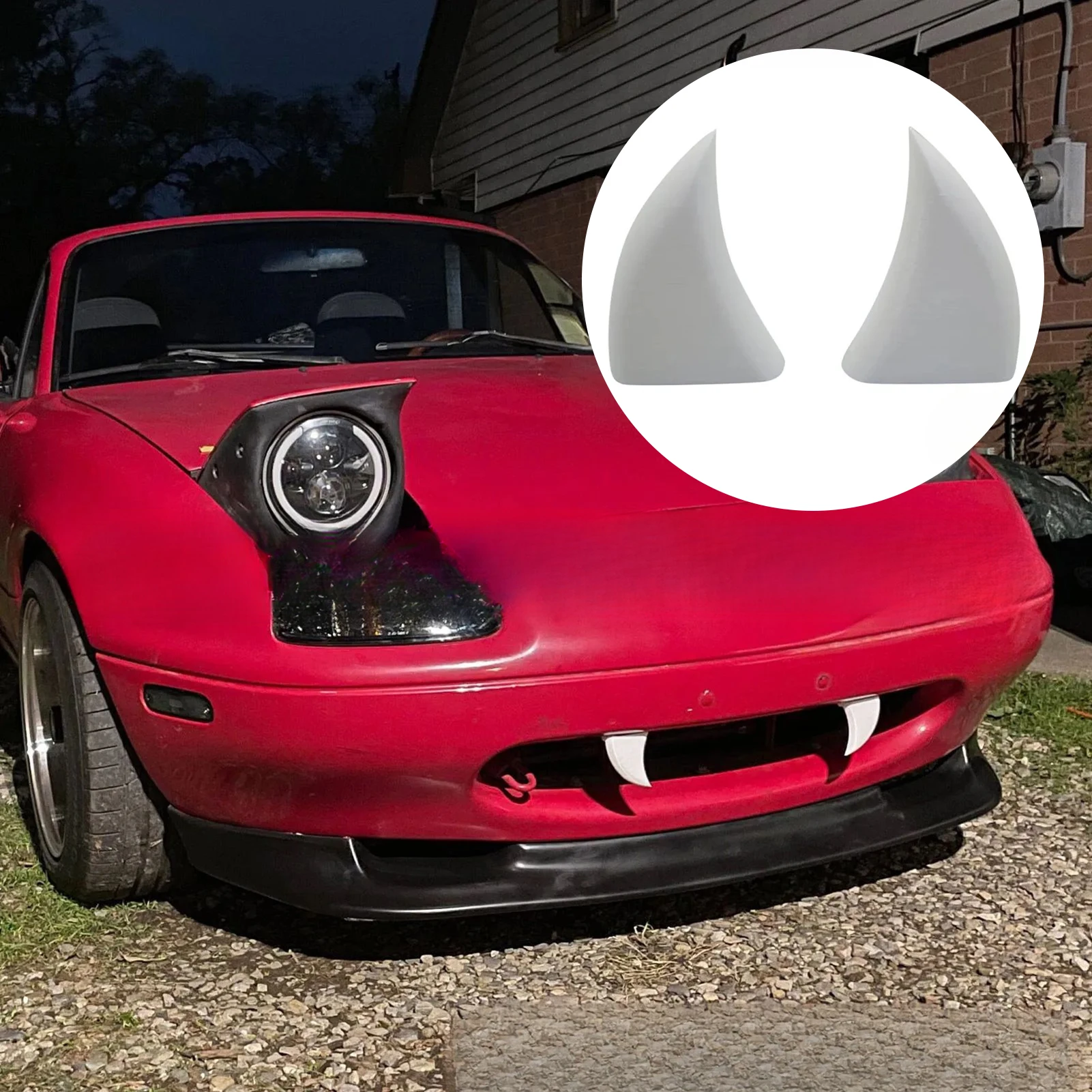 3D Printing Tooth - Colmillos de Vampiro para Coche, Decoración