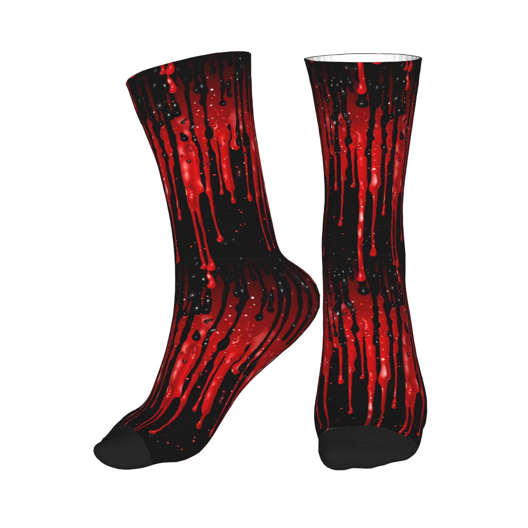 3D Printing Liquid - Calcetines unisex con estampado de líquido
