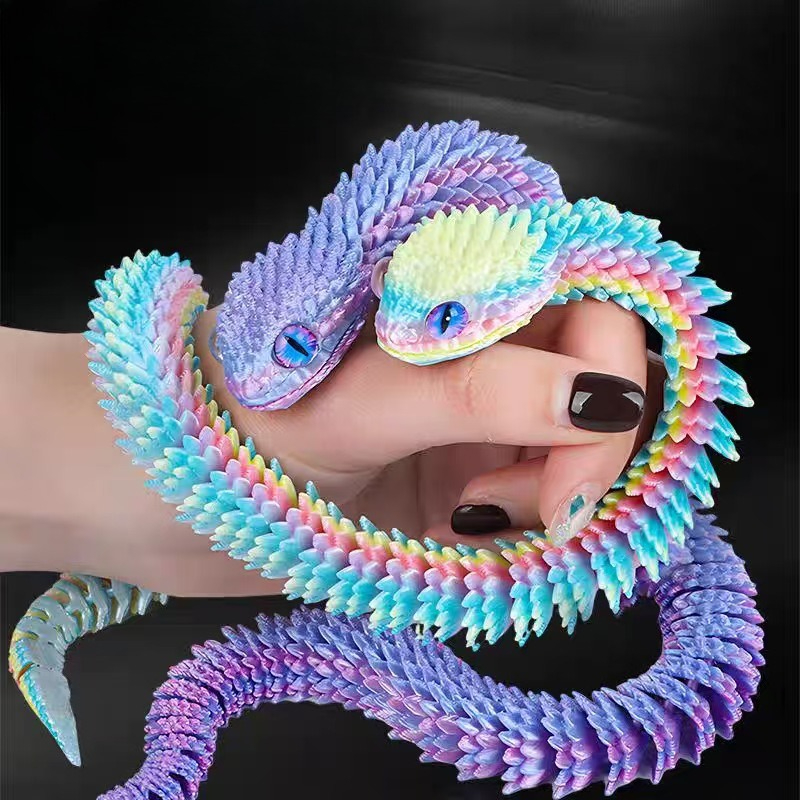 3D Printing Joint - Nueva Estatua de Serpiente Realista Impresa