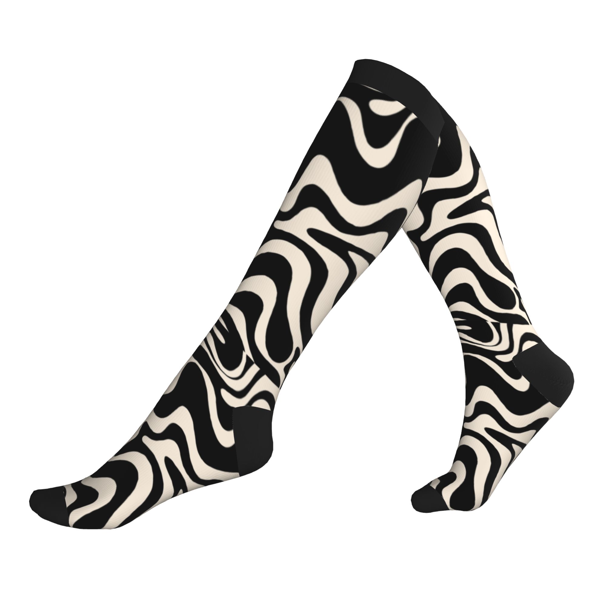 Calcetines con estampado abstr - 3D Printing Liquid reseña y precio