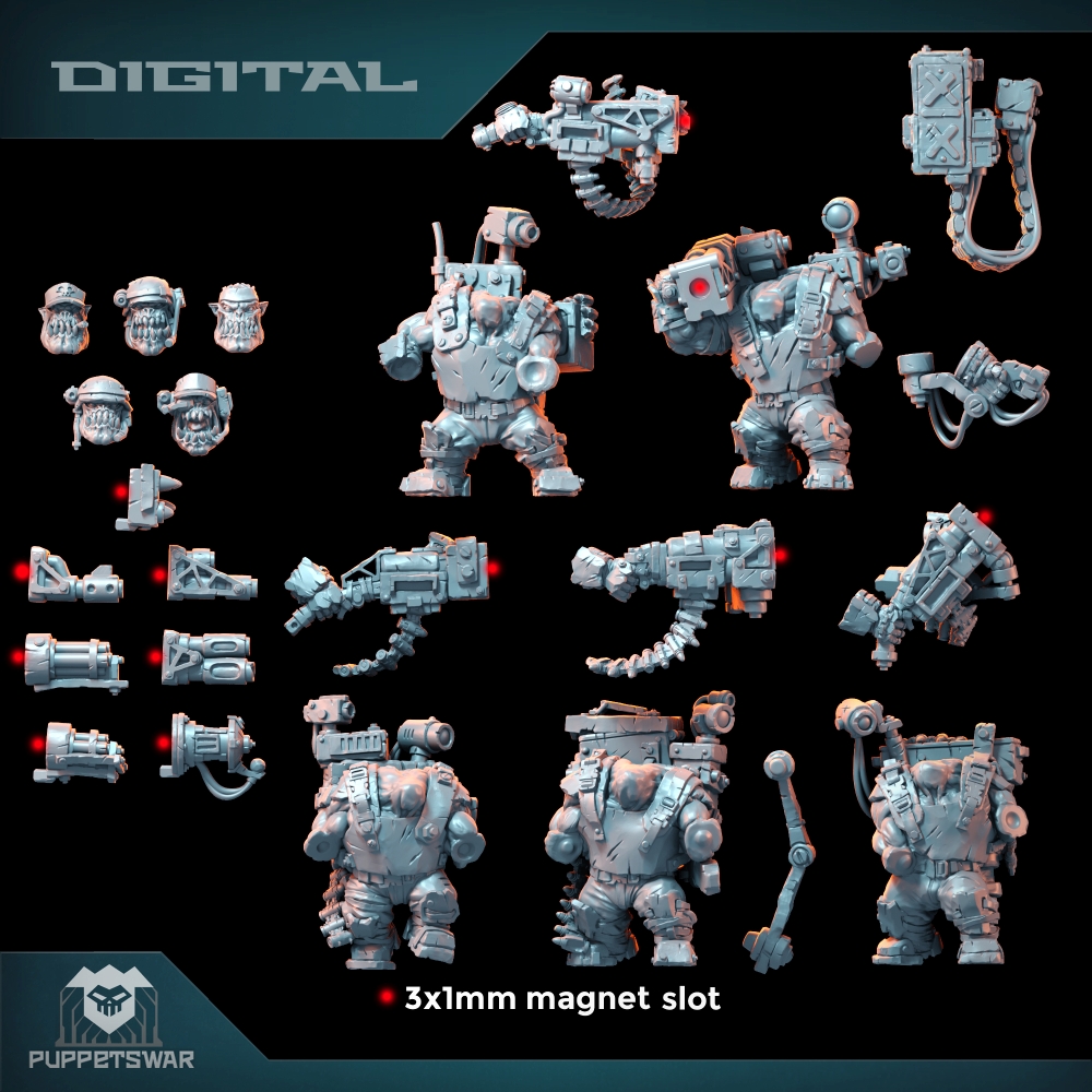 Orc Ultimate Badasses Squad, F - 3D Printing Action Figure reseña y precio