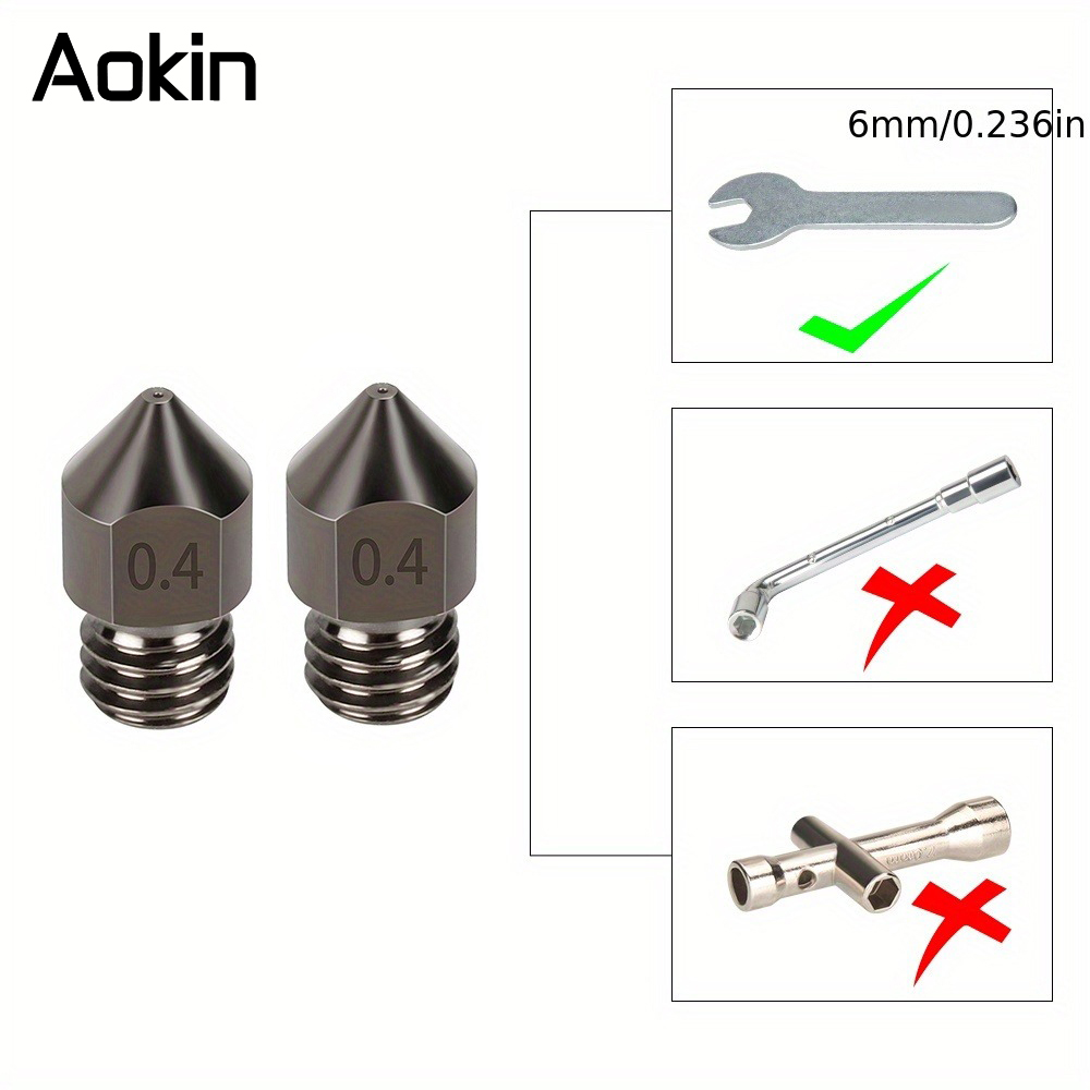 1/5/10 Uds MK8 boquilla mejora - 3D Printing Ender reseña y precio