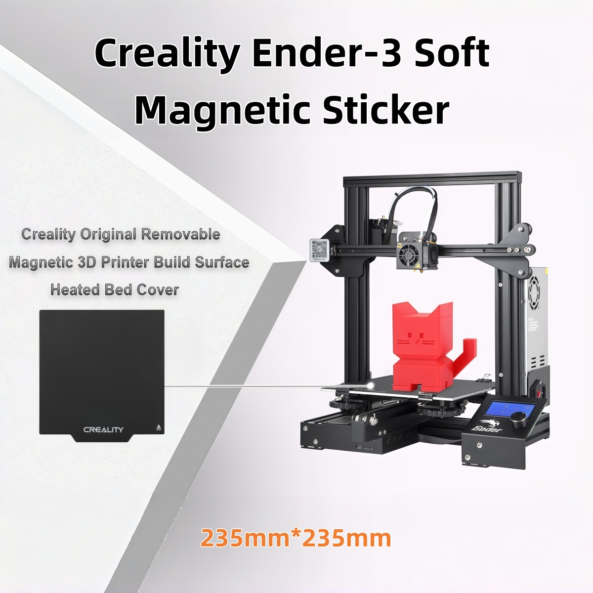 Placa Adhesiva Magnética Suave - 3D Printing Ender reseña y precio
