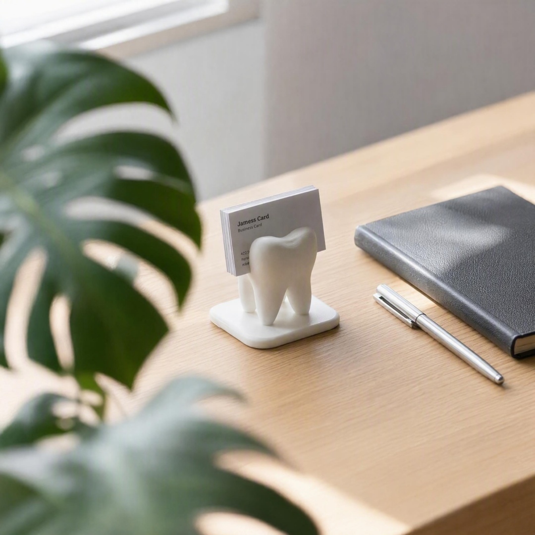 Porta Tarjetas de Visita con F - 3D Printing Tooth reseña y precio