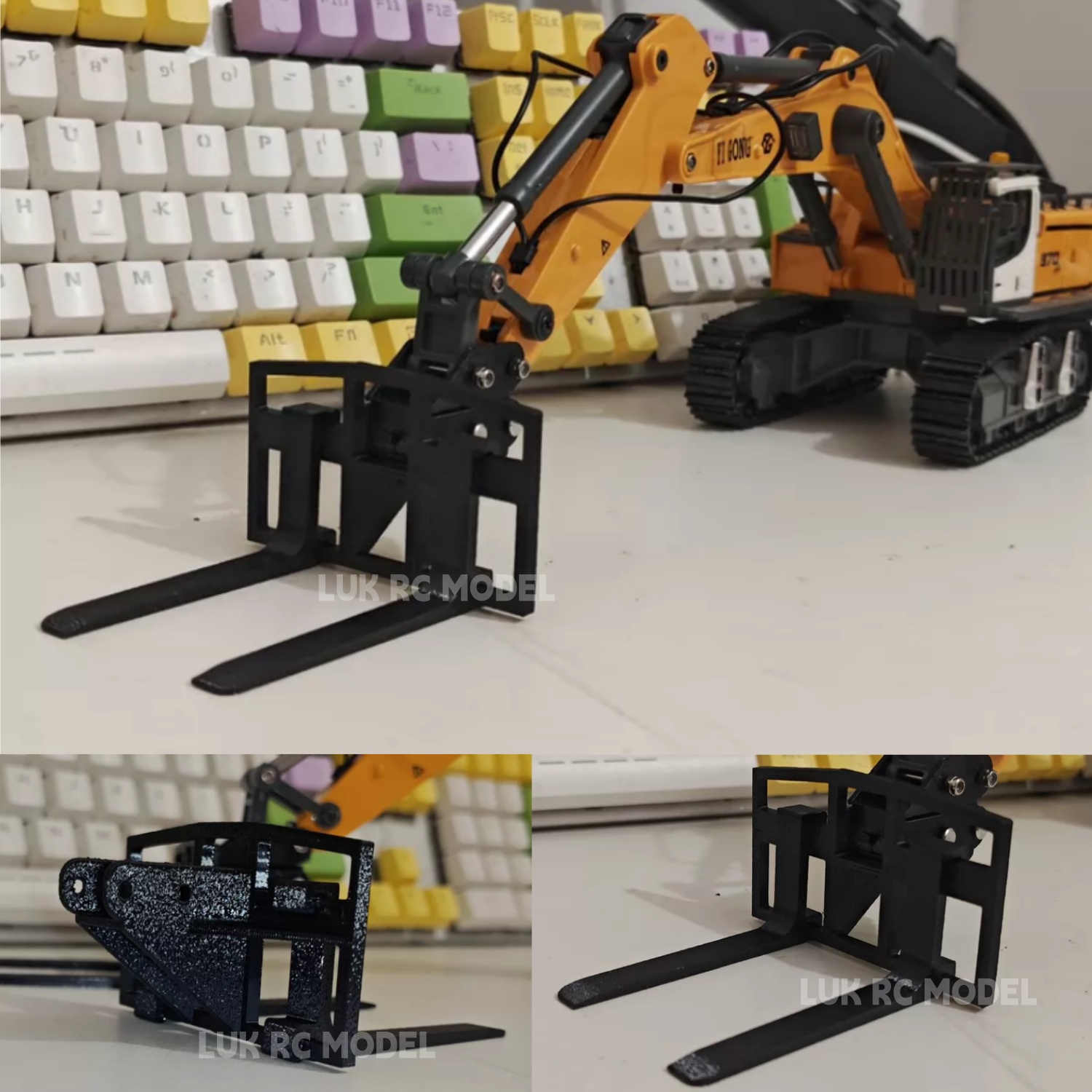 Horquilla 1/50 Impresa en 3D p - 3D Printing Excavator reseña y precio