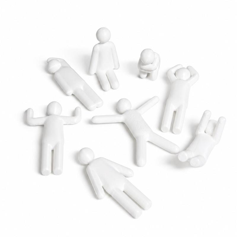 Nuevo - 8 Piezas de Figuras Co - 3D Printing Action Figure reseña y precio